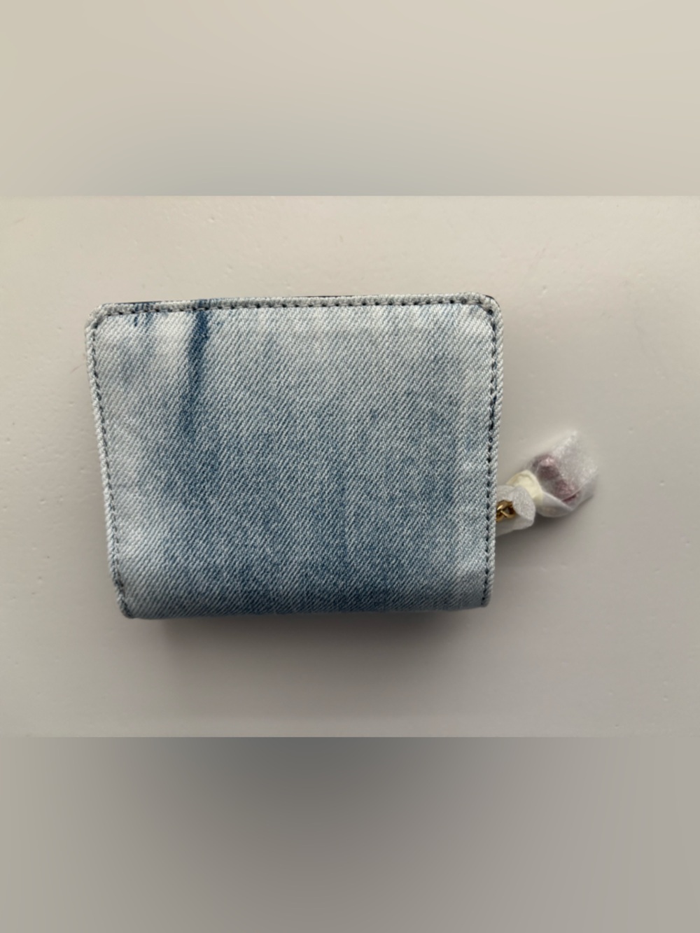 Coach Denim Snap Wallet In Loves Denim SOLD OUT Rare Charm NWT - Picture 2 of 3